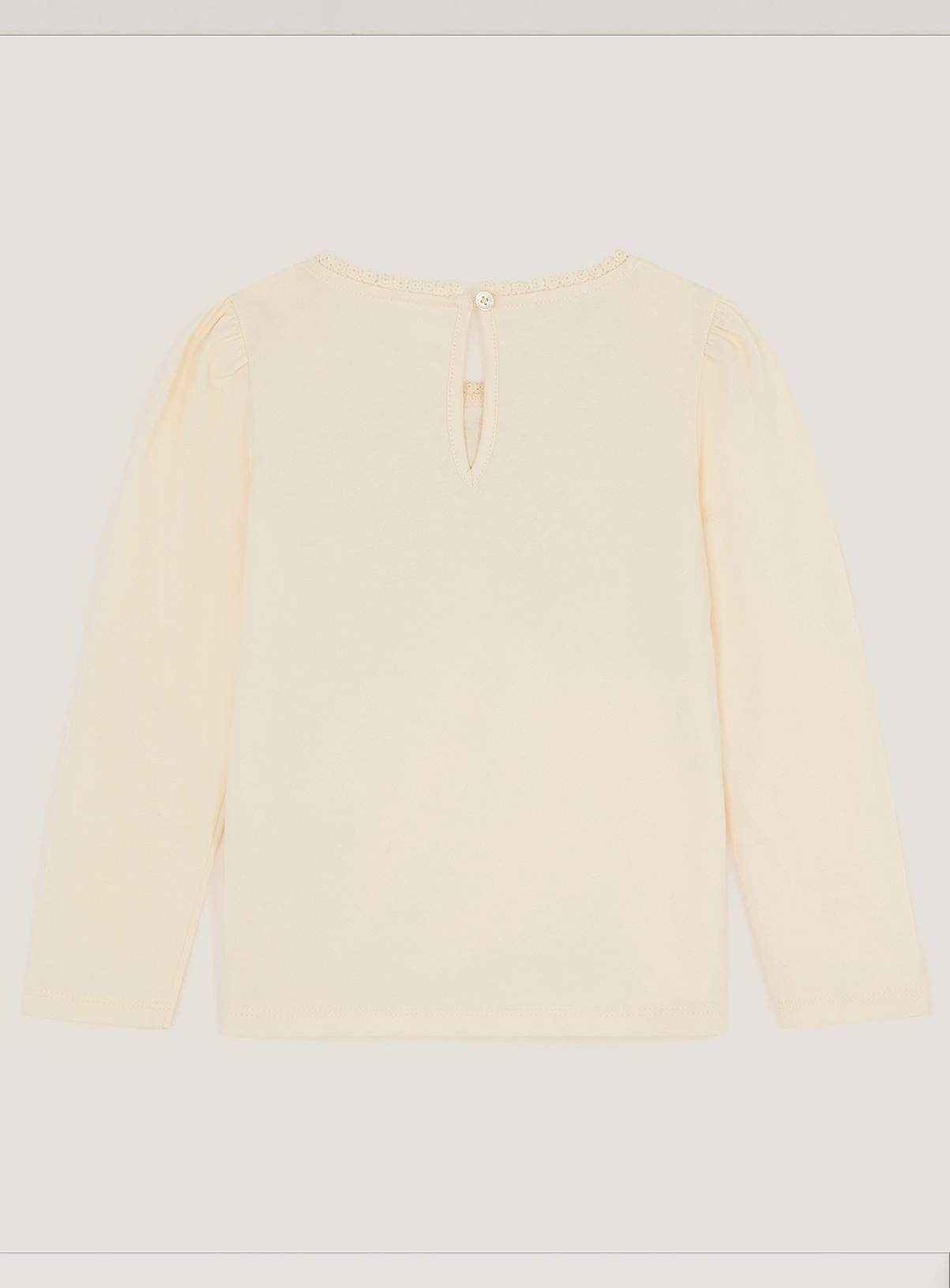 MONSOON Organza Bow Long Sleeve Top 3-4 years - Image 2