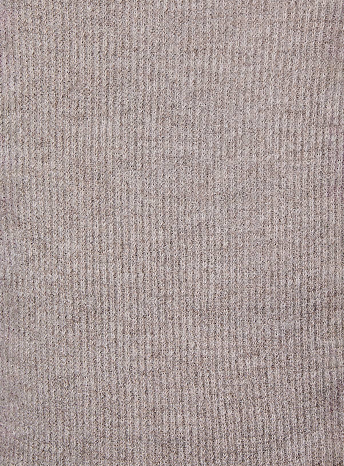 BURTON Oatmeal Soft Ribbed Half Zip Jumper M - Image 5