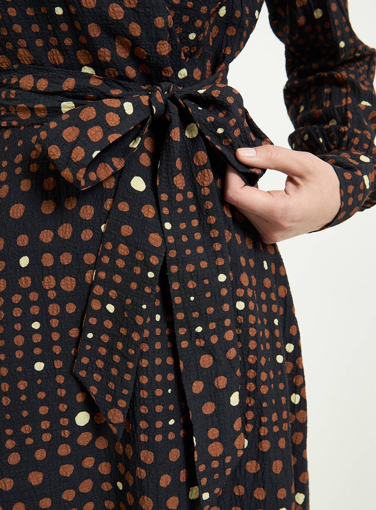 WALLIS Spot Wrap Midi Dress 10 - Image 4