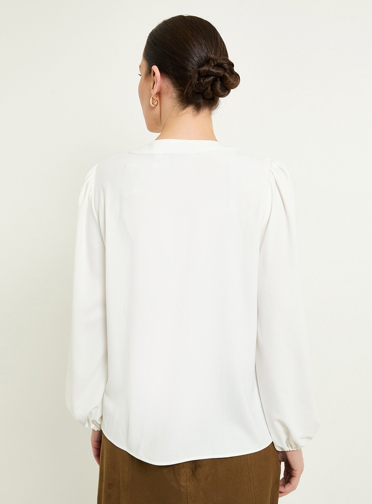 WALLIS Button Detail Keyhole Blouse 14 - Image 3 thumbnail