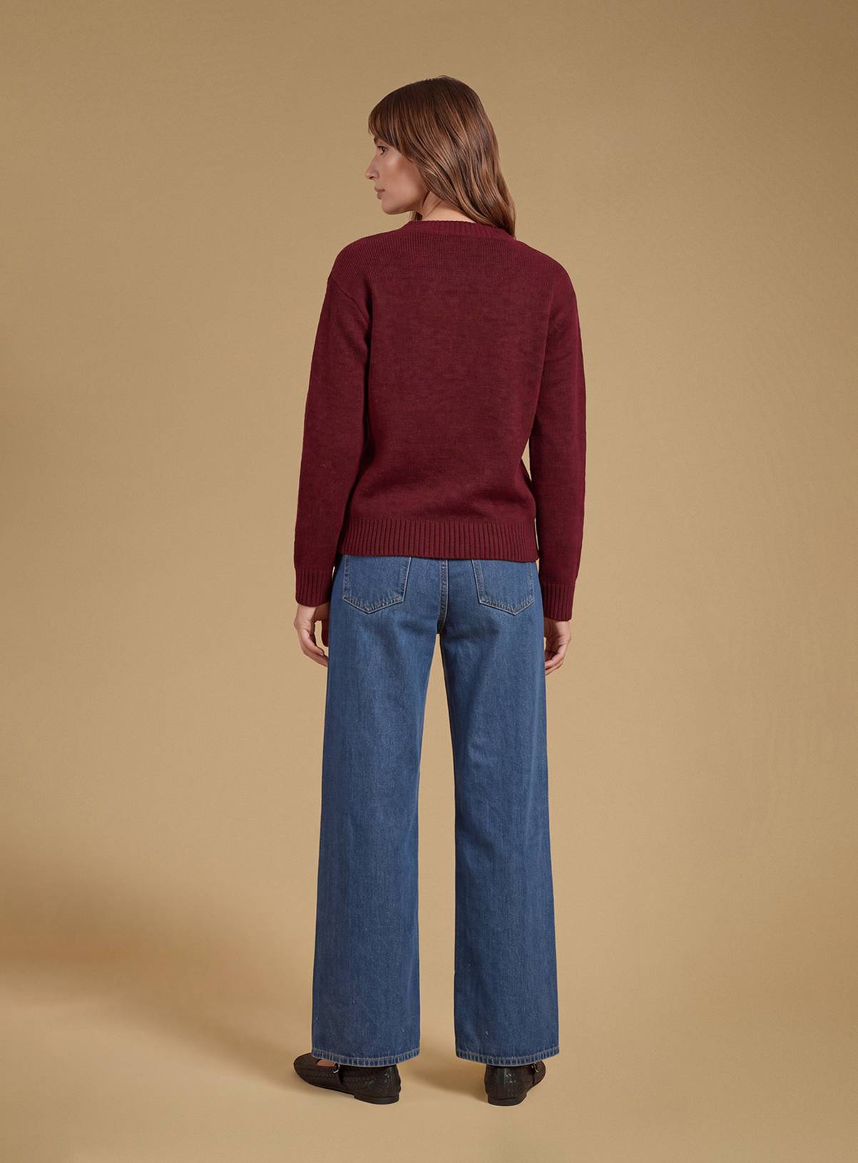 OASIS Mono Floral Placement Crew Jumper S - Image 2