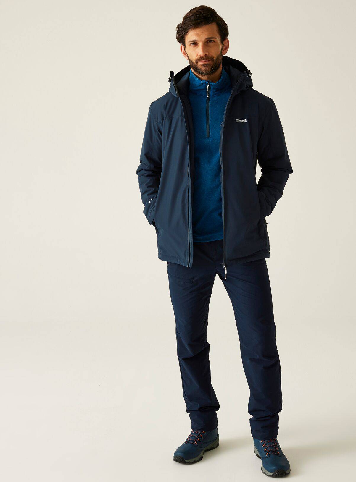 REGATTA Thornridge Waterproof Jacket Navy XL - Image 3