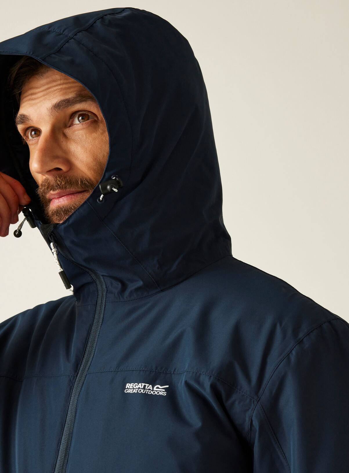 REGATTA Thornridge Waterproof Jacket Navy XXXL - Image 5 thumbnail