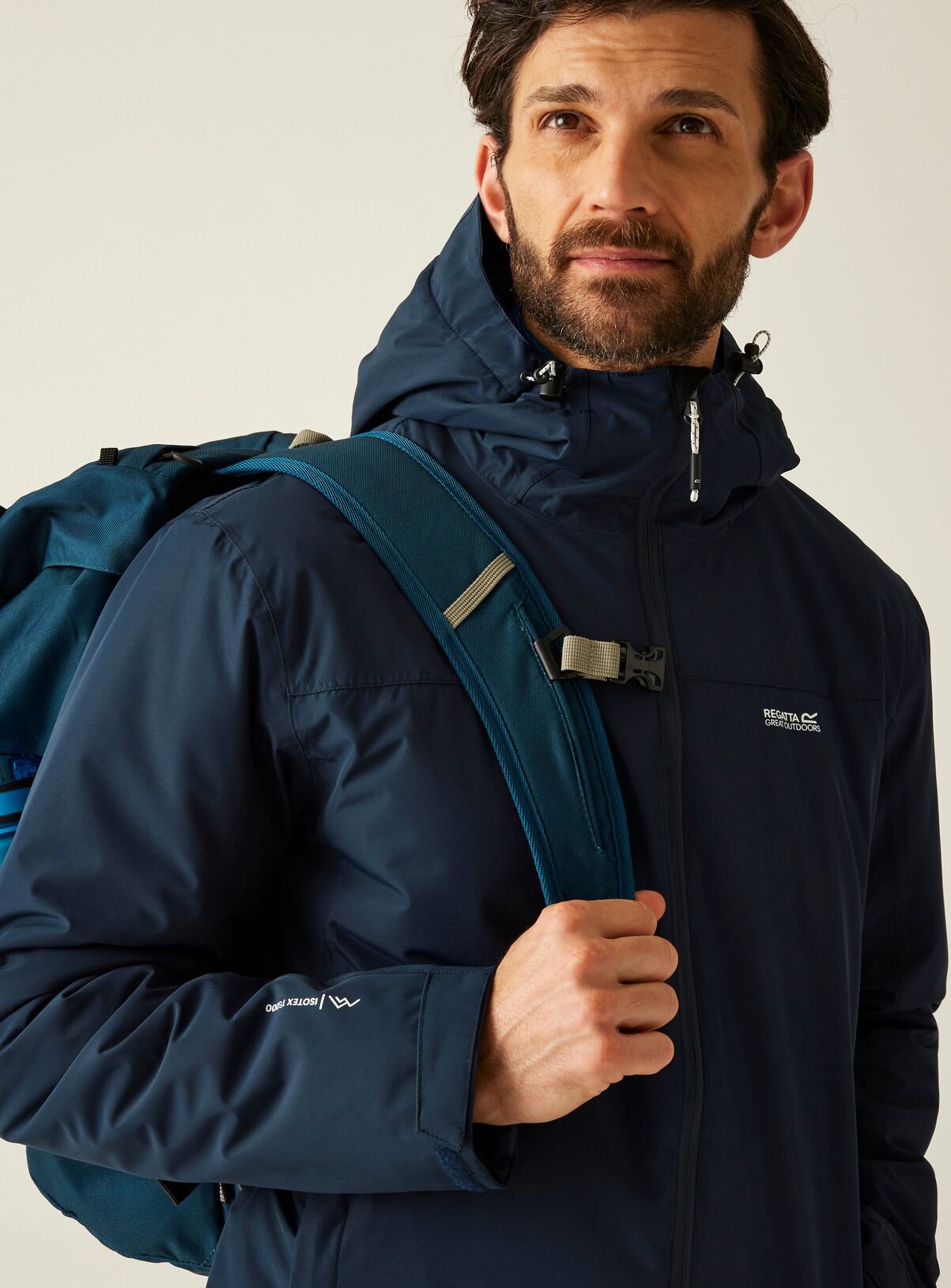 REGATTA Thornridge Waterproof Jacket Navy XXXL - Image 6 thumbnail
