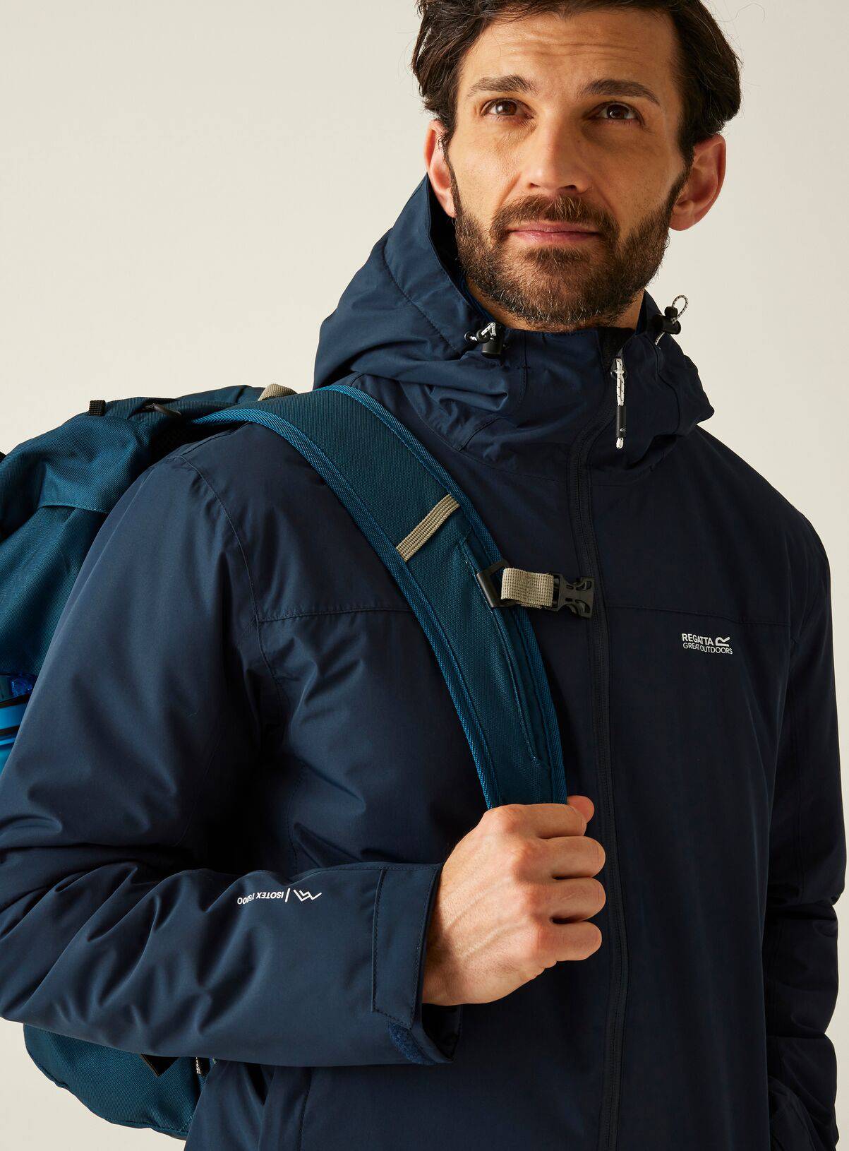 REGATTA Thornridge Waterproof Jacket Navy XXXL - Image 6