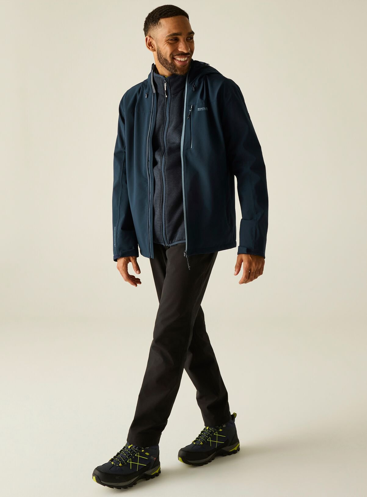 REGATTA Birchdale II Waterproof Jacket Navy XXL - Image 2 thumbnail