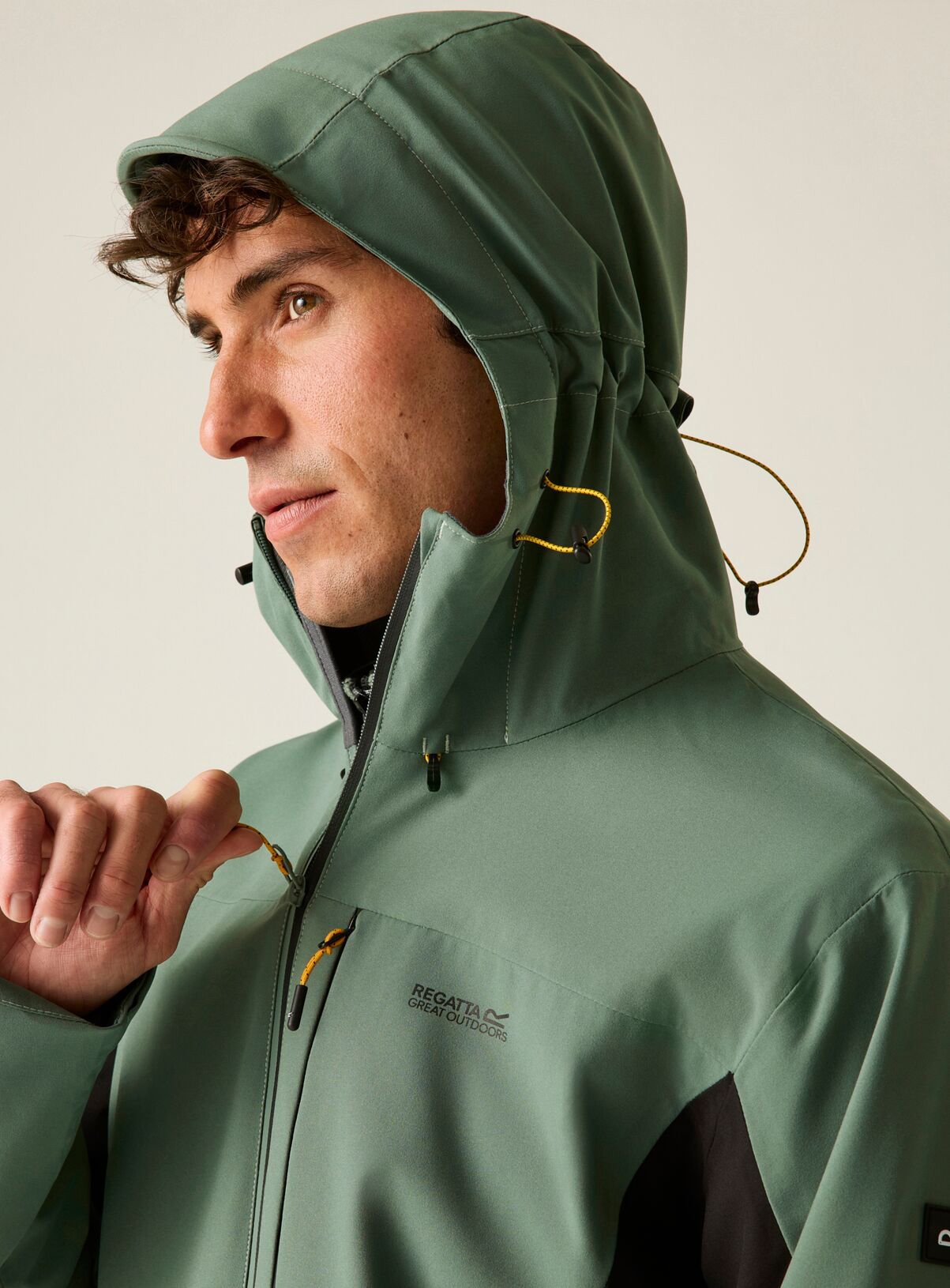 REGATTA Birchdale II Waterproof Jacket Forest Green S - Image 5 thumbnail