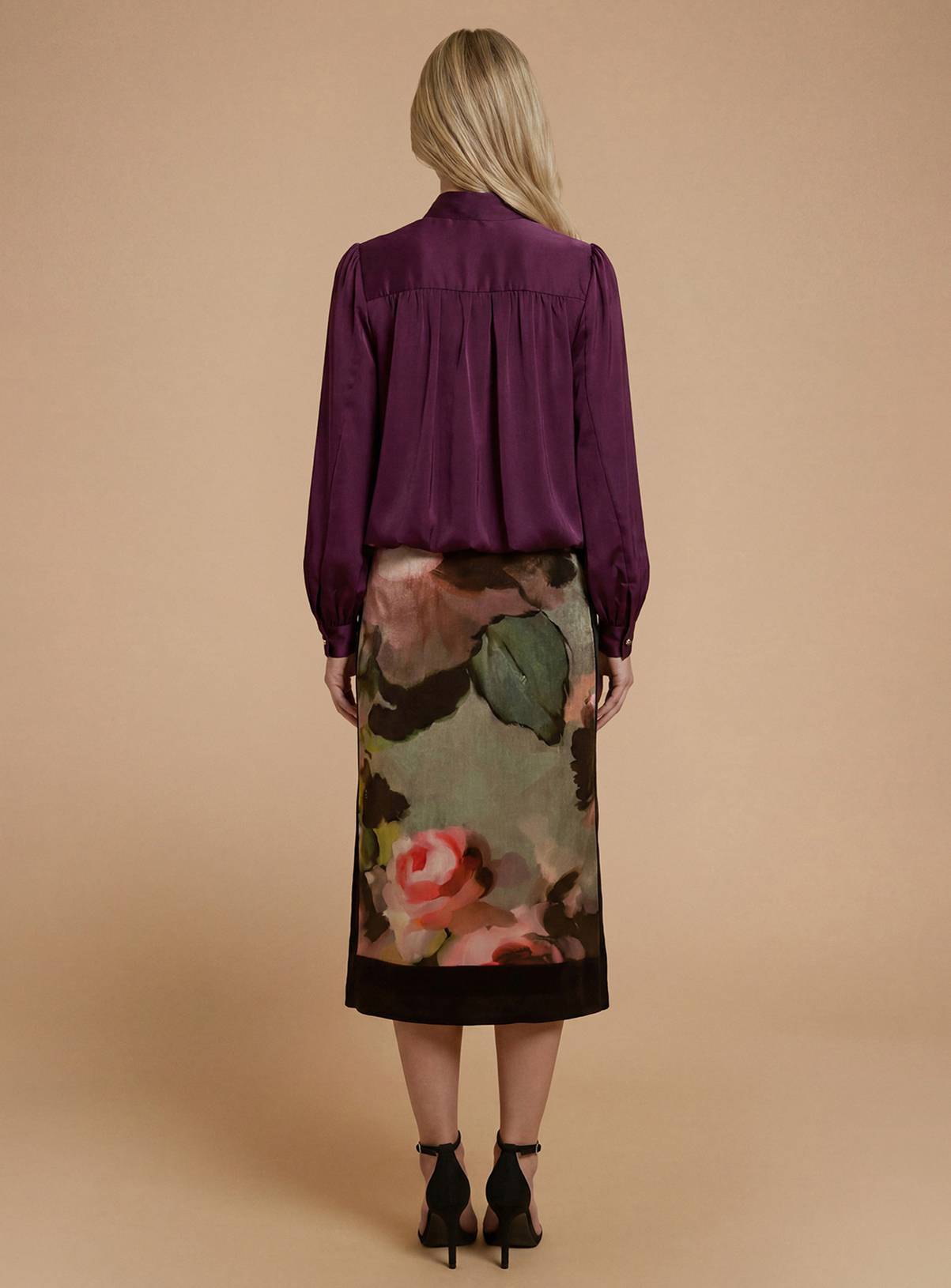 OASIS Satin Back Crepe Funnel Neck Jacket 8 - Image 2