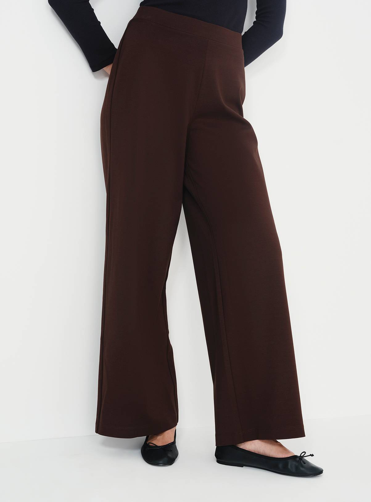 FINERY Kenzie Velvet Wide Leg Trousers 14R - Image 2