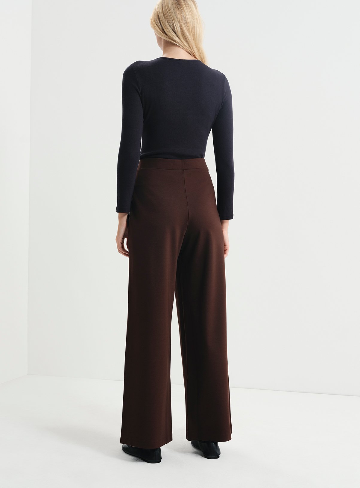 FINERY Kenzie Velvet Wide Leg Trousers 14R - Image 7 thumbnail