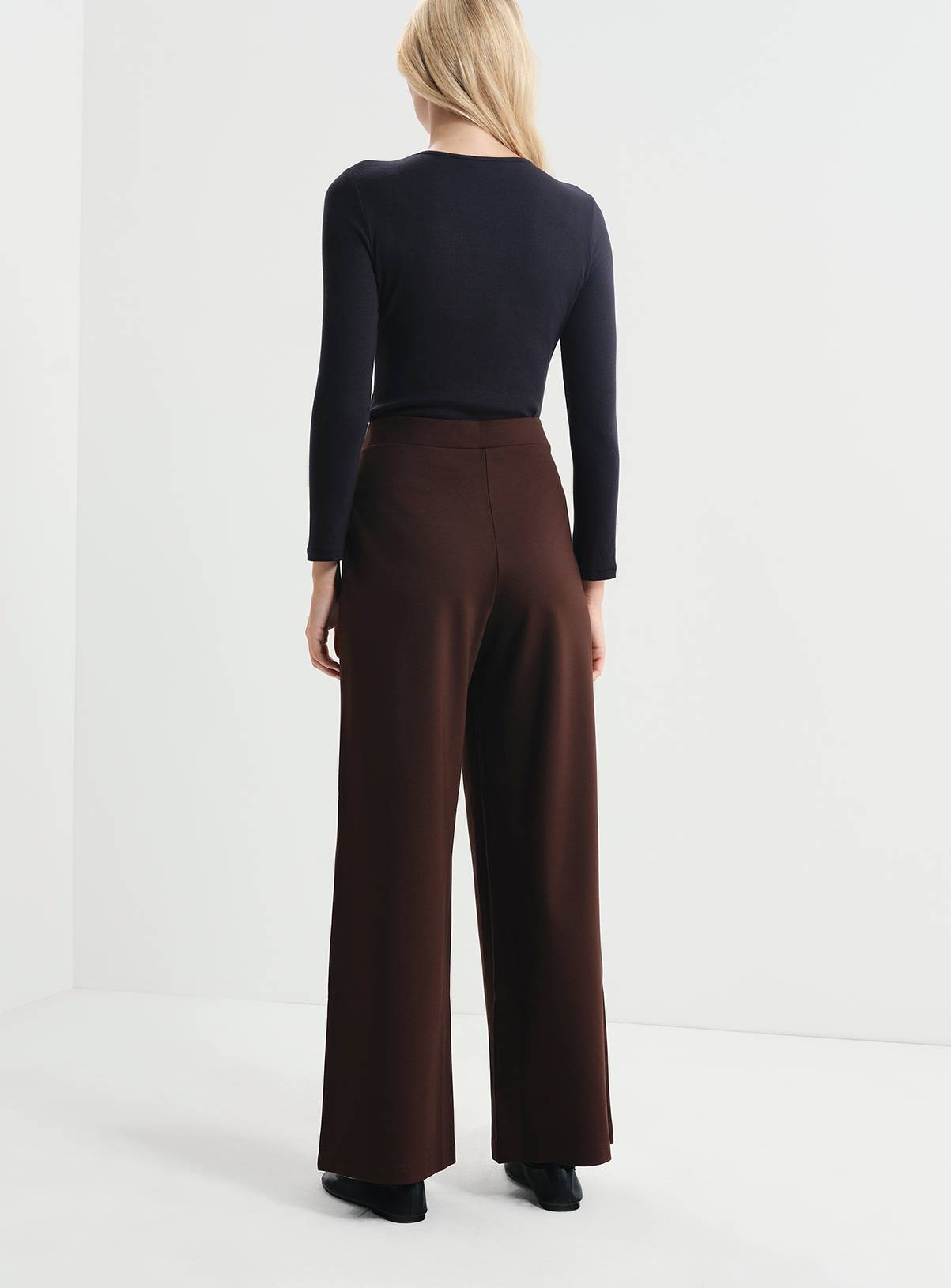 FINERY Kenzie Velvet Wide Leg Trousers 14R - Image 7