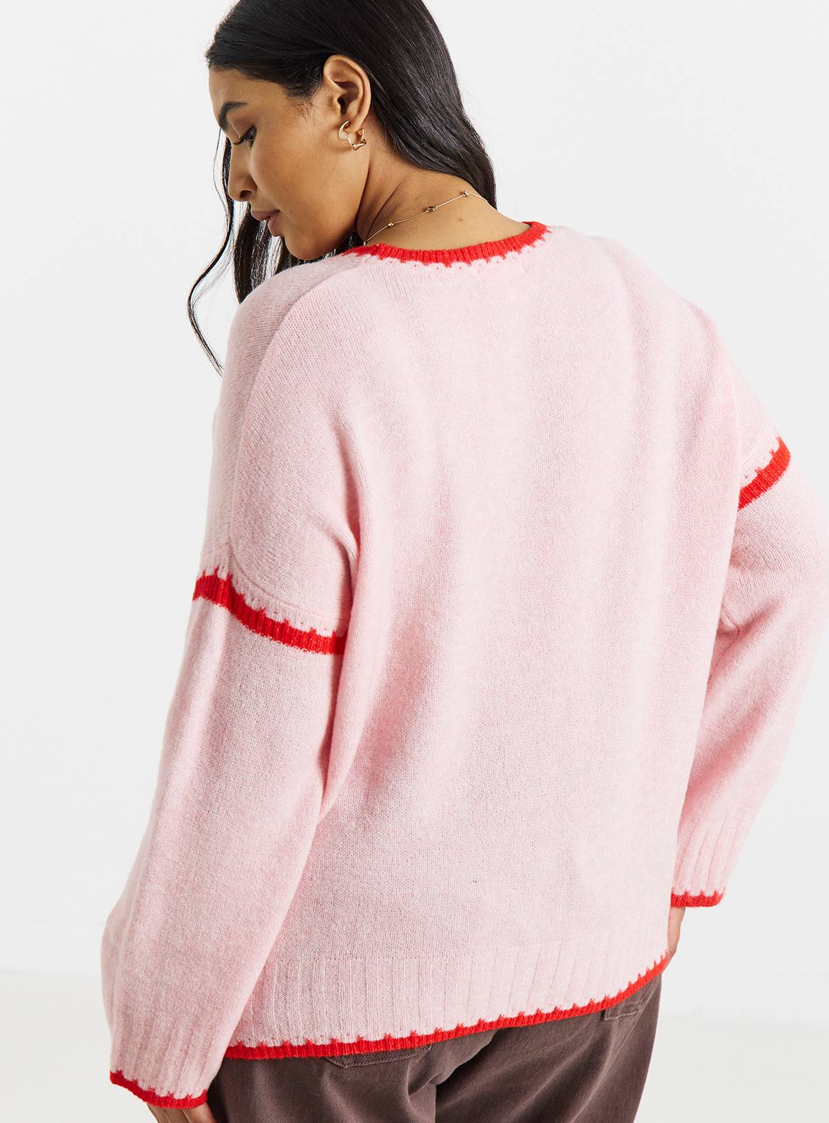 SIMPLY BE Knitted Whipstitch Jumper 20-22 - Image 2