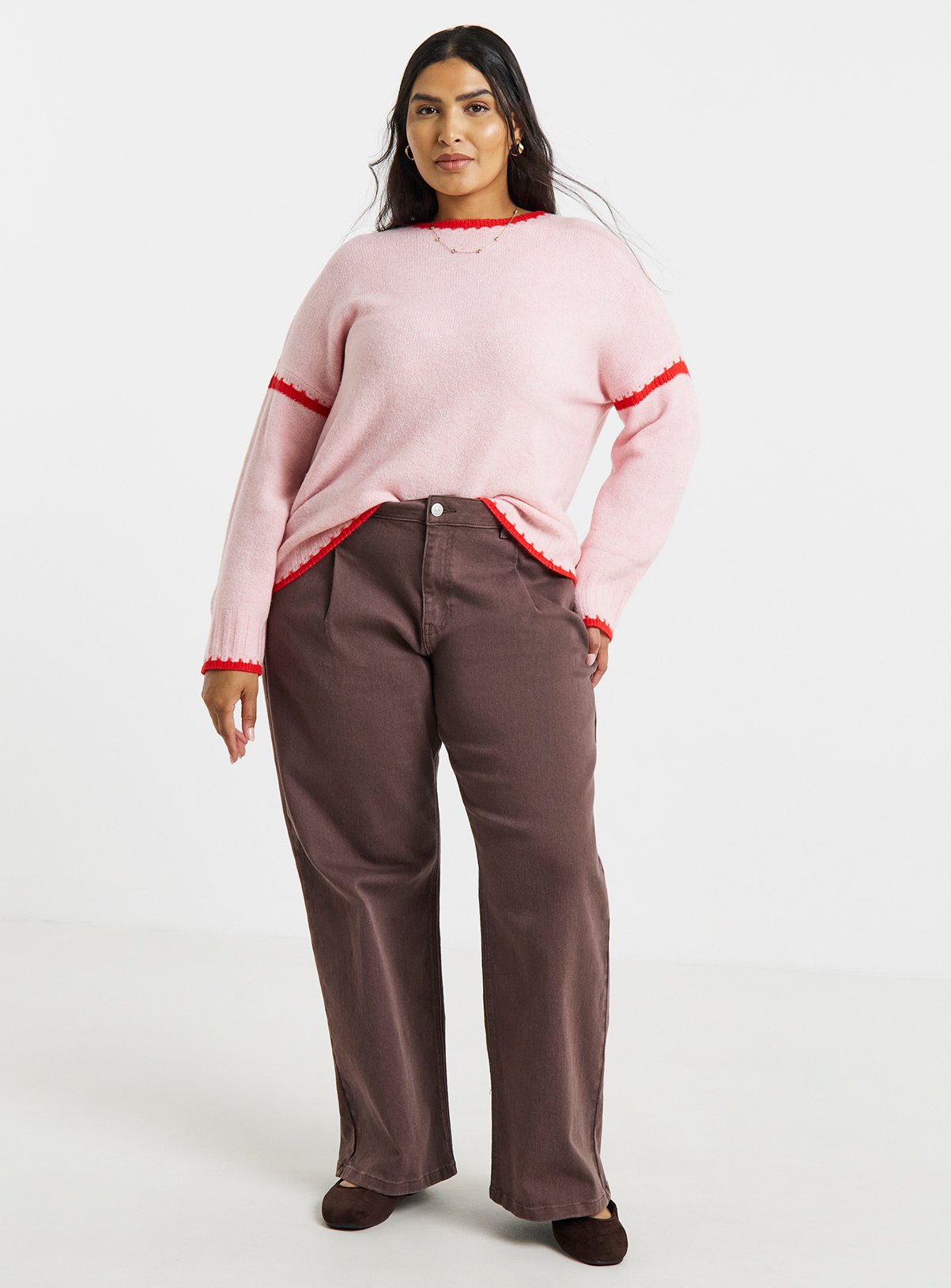 SIMPLY BE Knitted Whipstitch Jumper 20-22 - Image 4 thumbnail