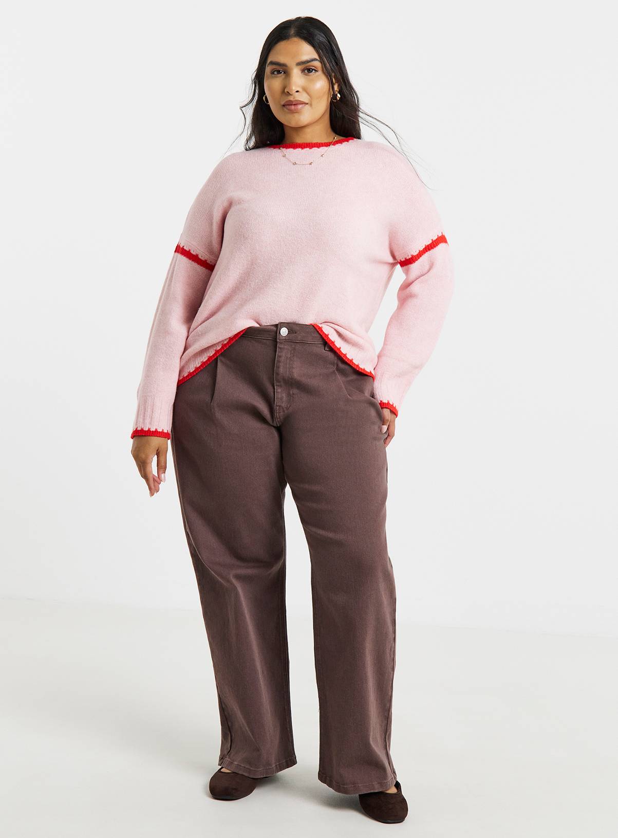 SIMPLY BE Knitted Whipstitch Jumper 20-22 - Image 4