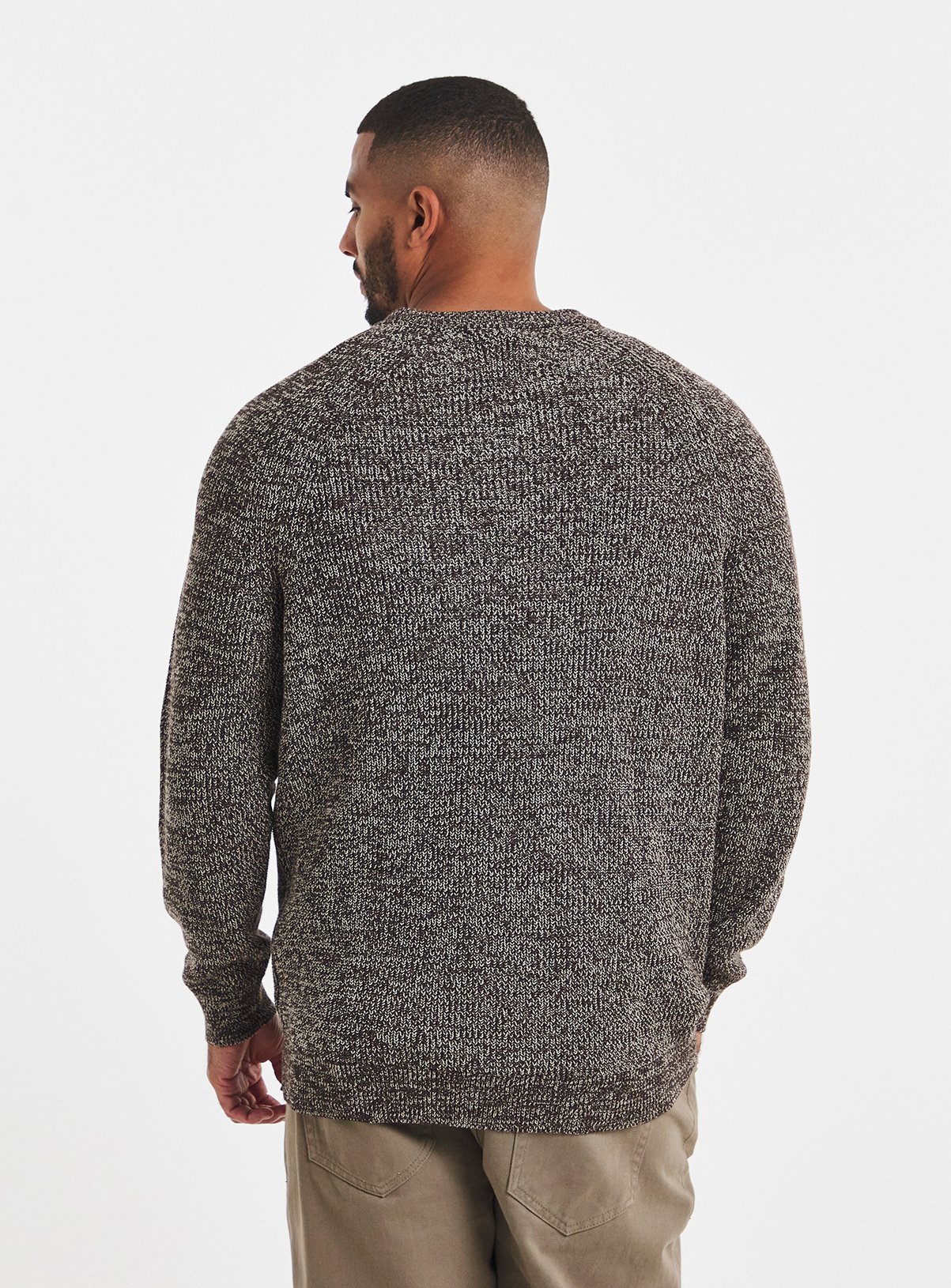 JACAMO Cotton Twist Crew Neck Jumper 1XL - Image 2 thumbnail