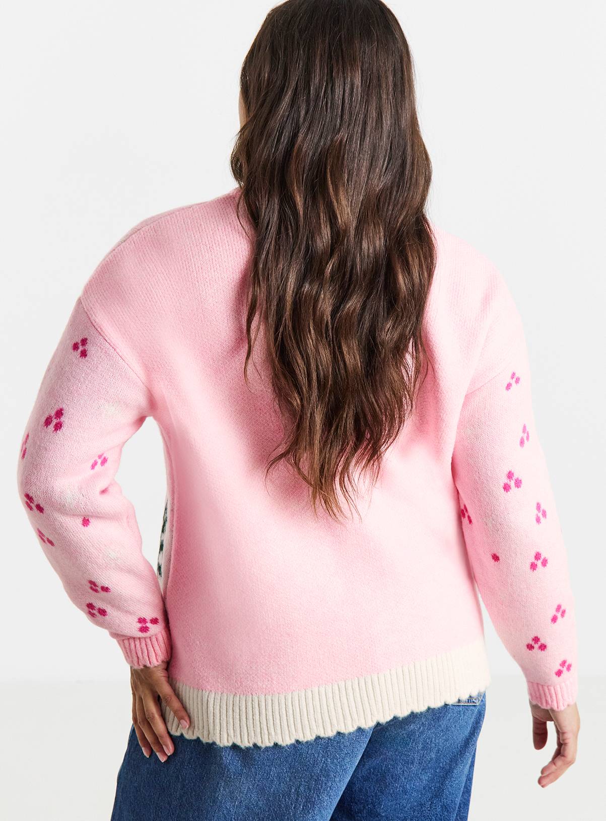 SIMPLY BE Landscape Winter Jumper 24-26 - Image 2
