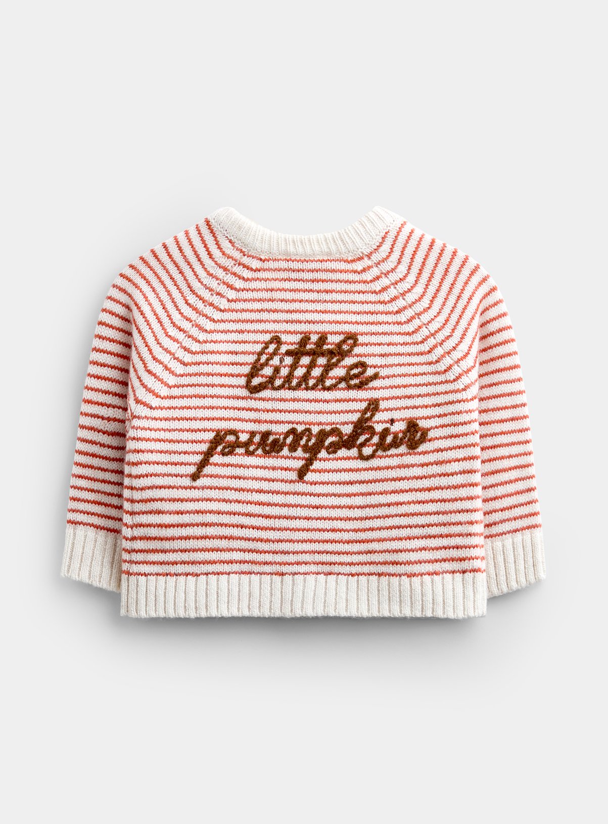 JOJO MAMAN BÉBÉ Little Pumpkin Knitted Set Rust 6-12 months - Image 4 thumbnail
