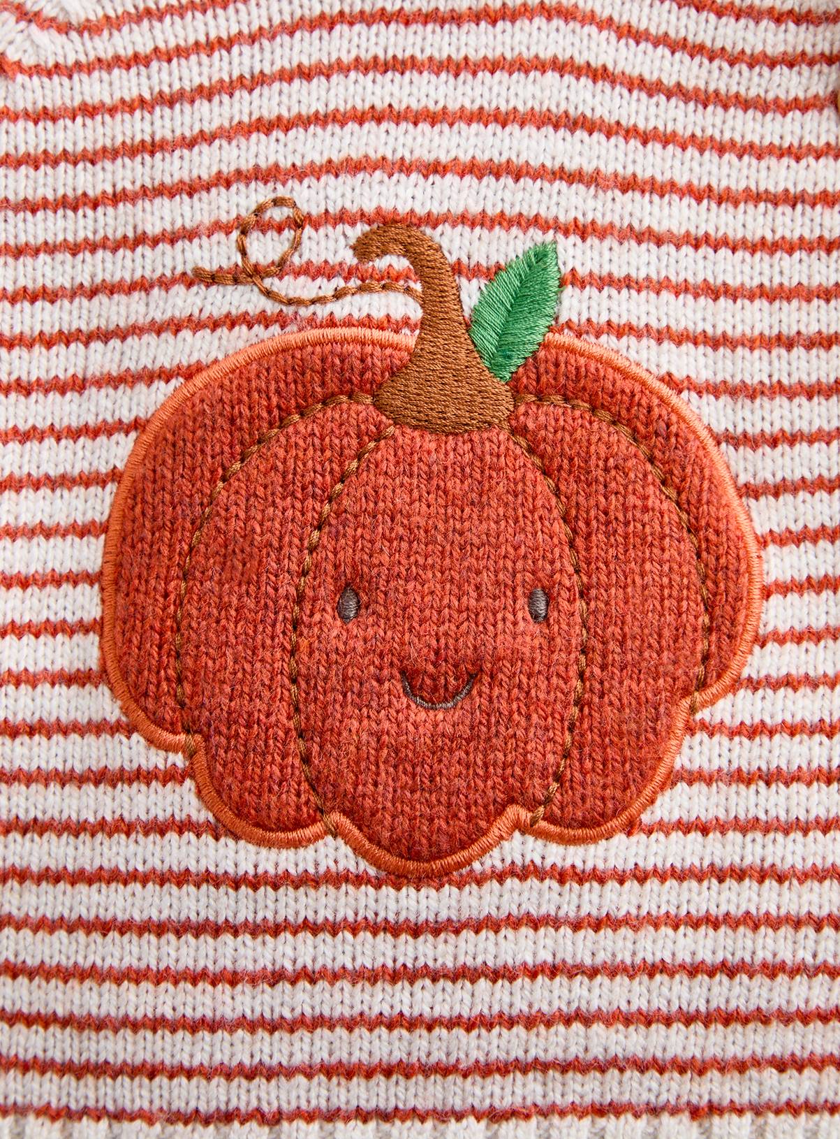 JOJO MAMAN BÉBÉ Little Pumpkin Knitted Set Rust 6-12 months - Image 8