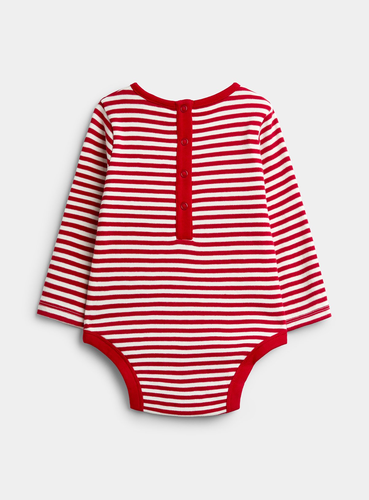 JOJO MAMAN BÉBÉ Christmas Embroidered Dungaree Set Navy Blue 6-12 months - Image 6 thumbnail