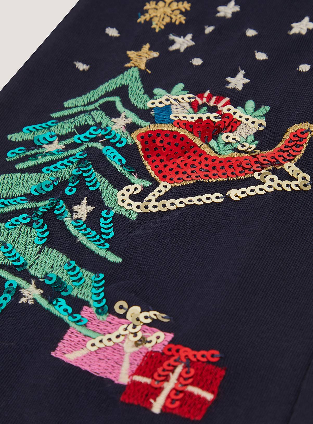 MONSOON Christmas Kick Flare Leggings 9-10 years - Image 4