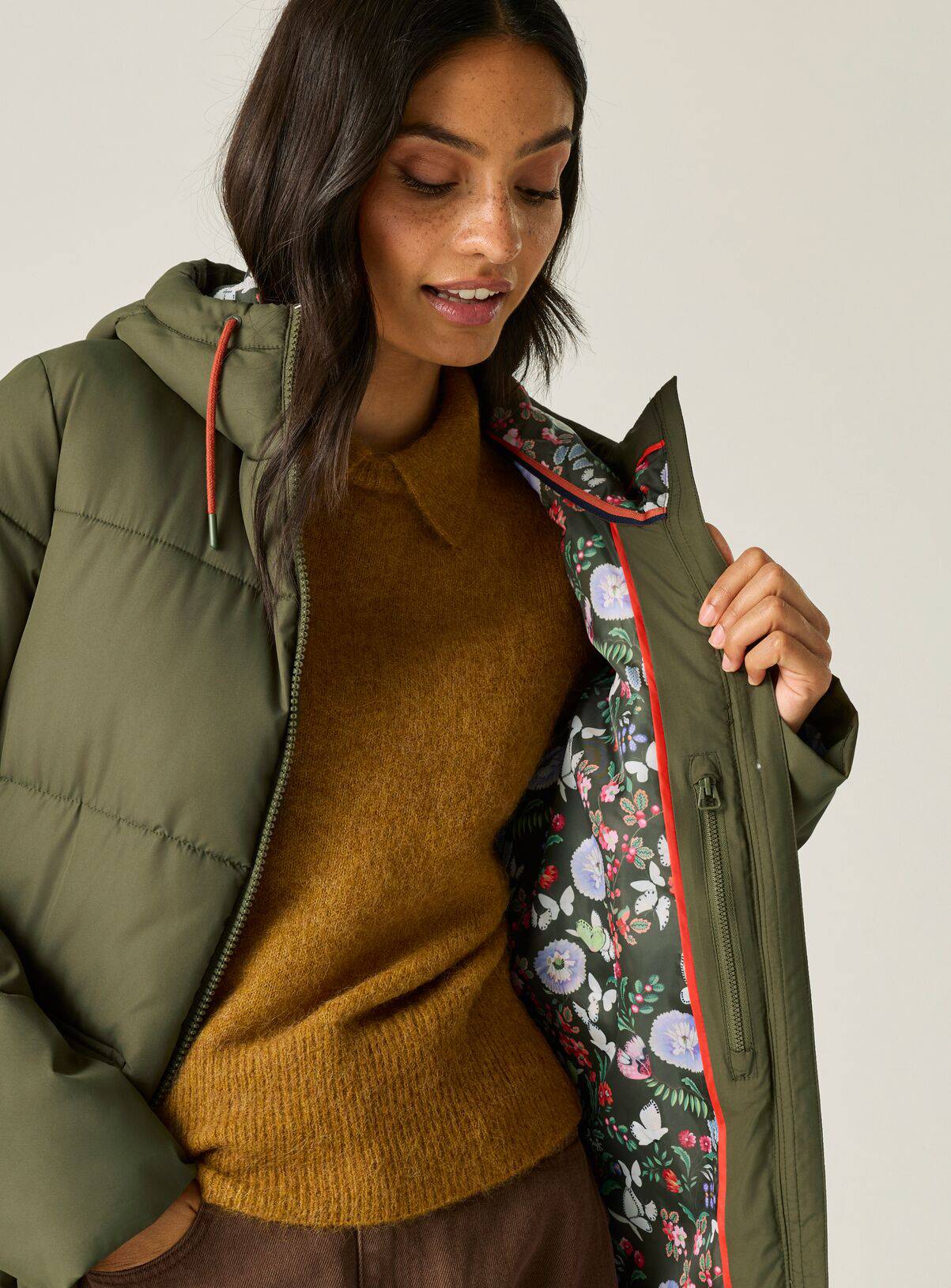 REGATTA Cath Kidston Long Baffle Jacket 16 - Image 4