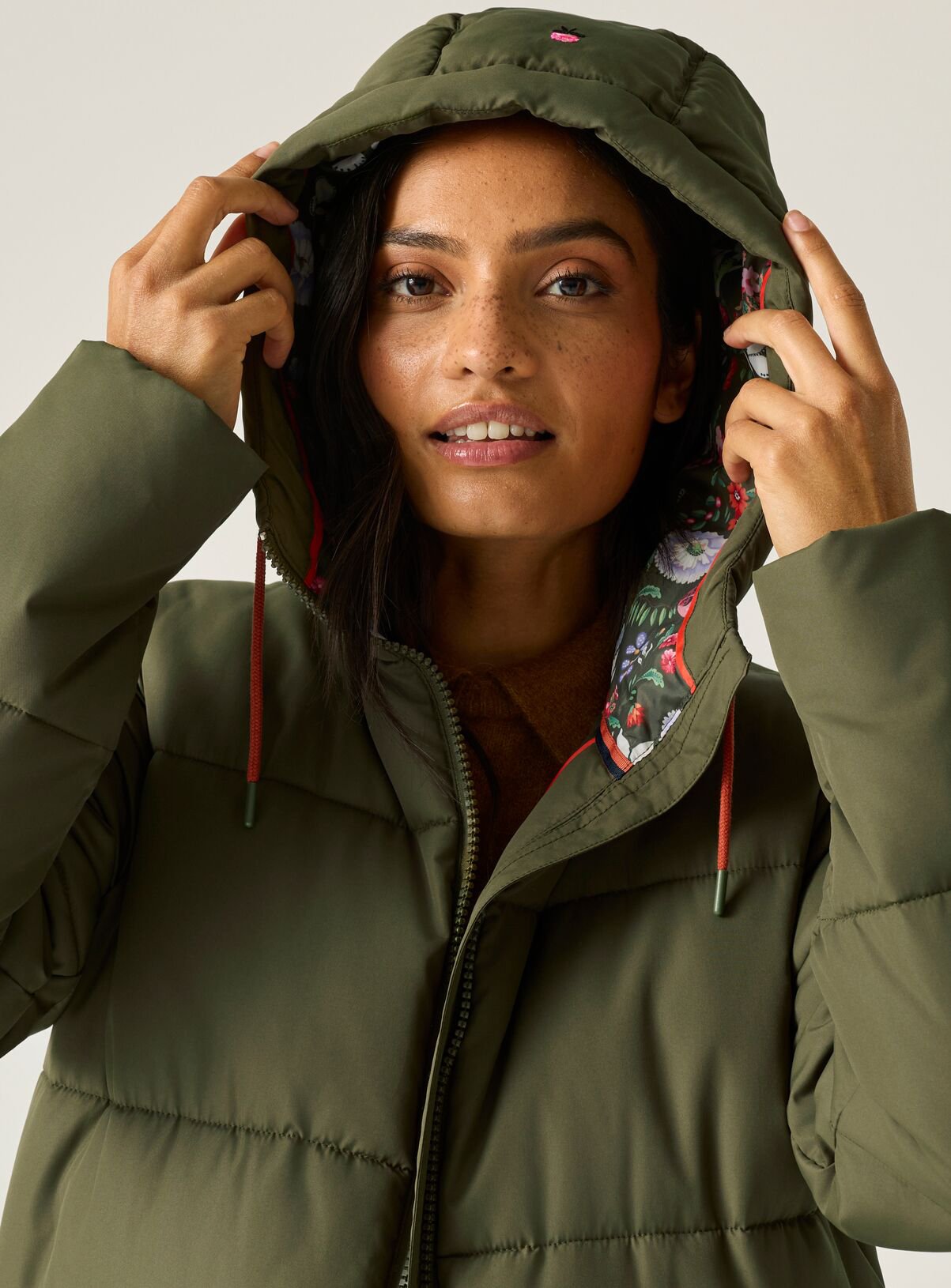 REGATTA Cath Kidston Long Baffle Jacket 16 - Image 5 thumbnail