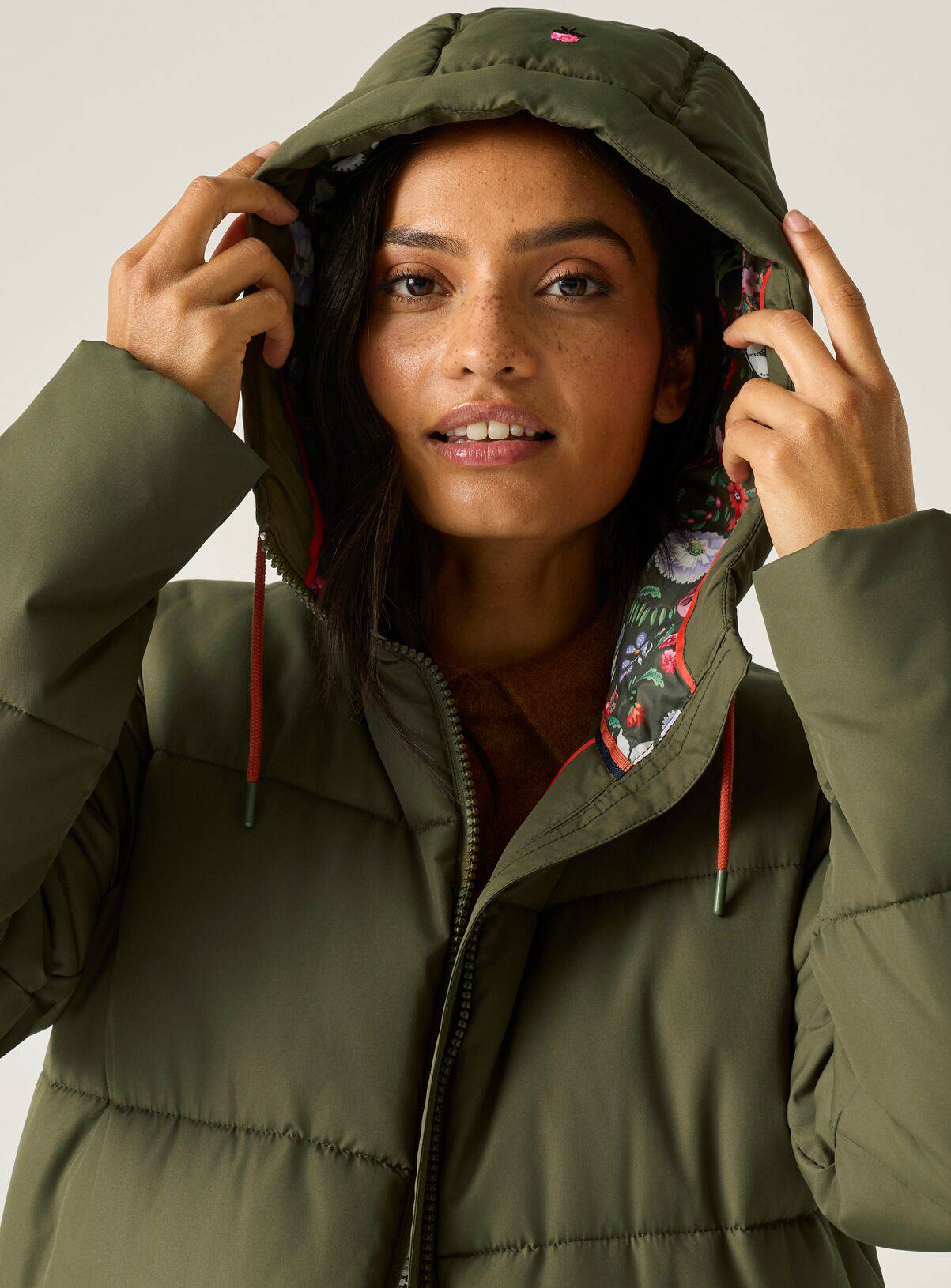 REGATTA Cath Kidston Long Baffle Jacket 16 - Image 5