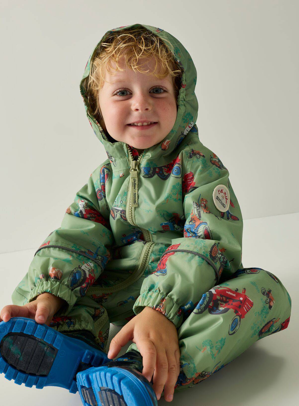 REGATTA Cath Kidston Waterproof Puddlesuit 3-4 Years - Image 1