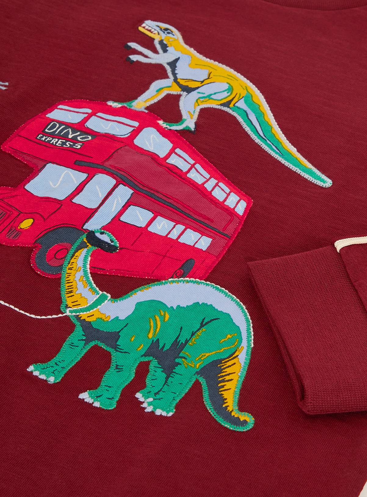MONSOON London Dinosaur Long Sleeve Top 3-4 Years - Image 3