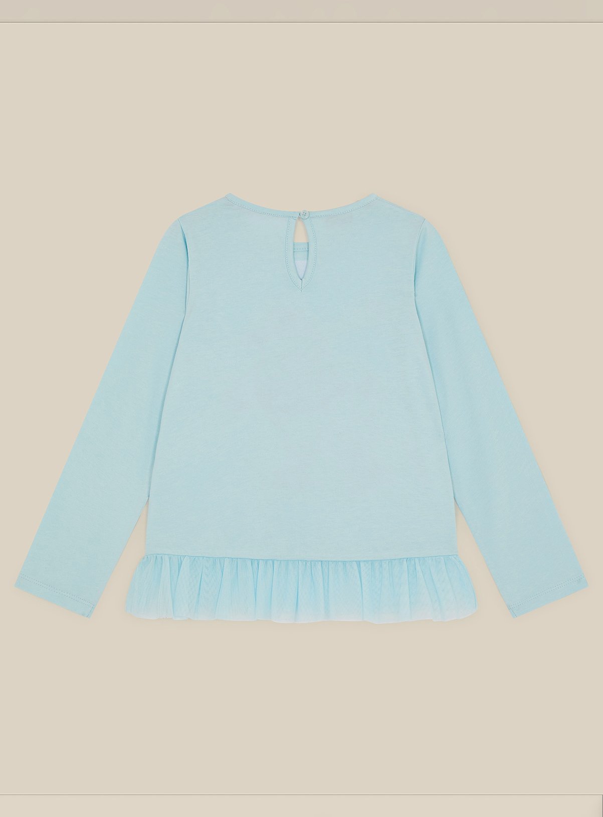 MONSOON Penguin Frill Long Sleeve Top 9-10 years - Image 2 thumbnail