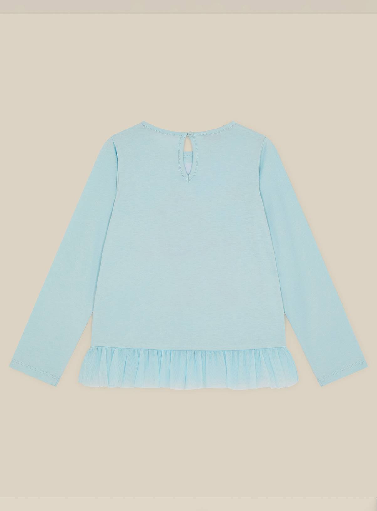 MONSOON Penguin Frill Long Sleeve Top 9-10 years - Image 2