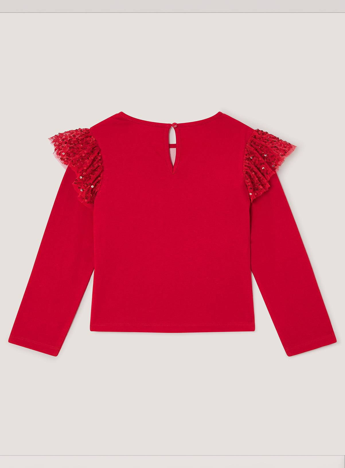 MONSOON Sequin Christmas Long Sleeve Top 7-8 years - Image 2
