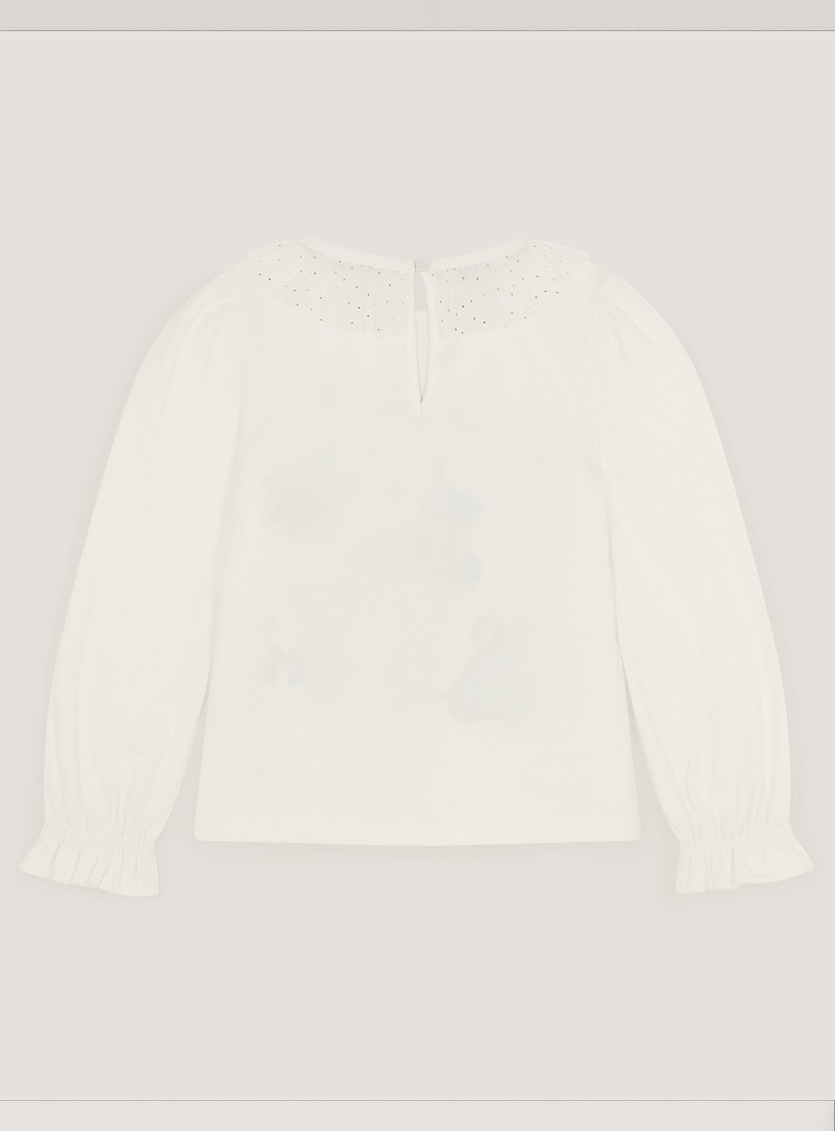 MONSOON Embellished Christmas Long Sleeve Top 3-4 Years - Image 2 thumbnail