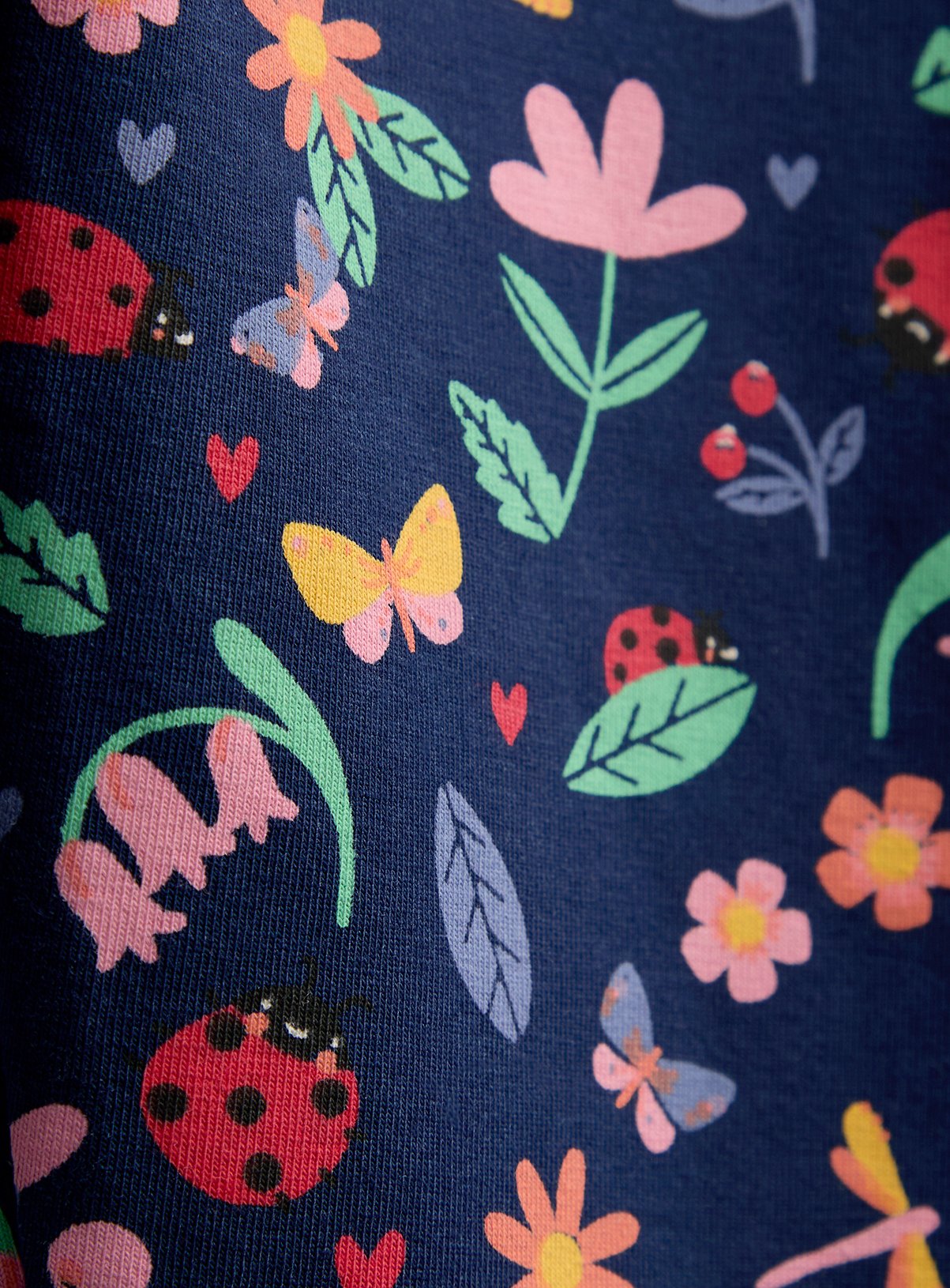 JOJO MAMAN BÉBÉ 2 Pack Bug Friends Leggings Navy Blue 18-24 months - Image 8 thumbnail