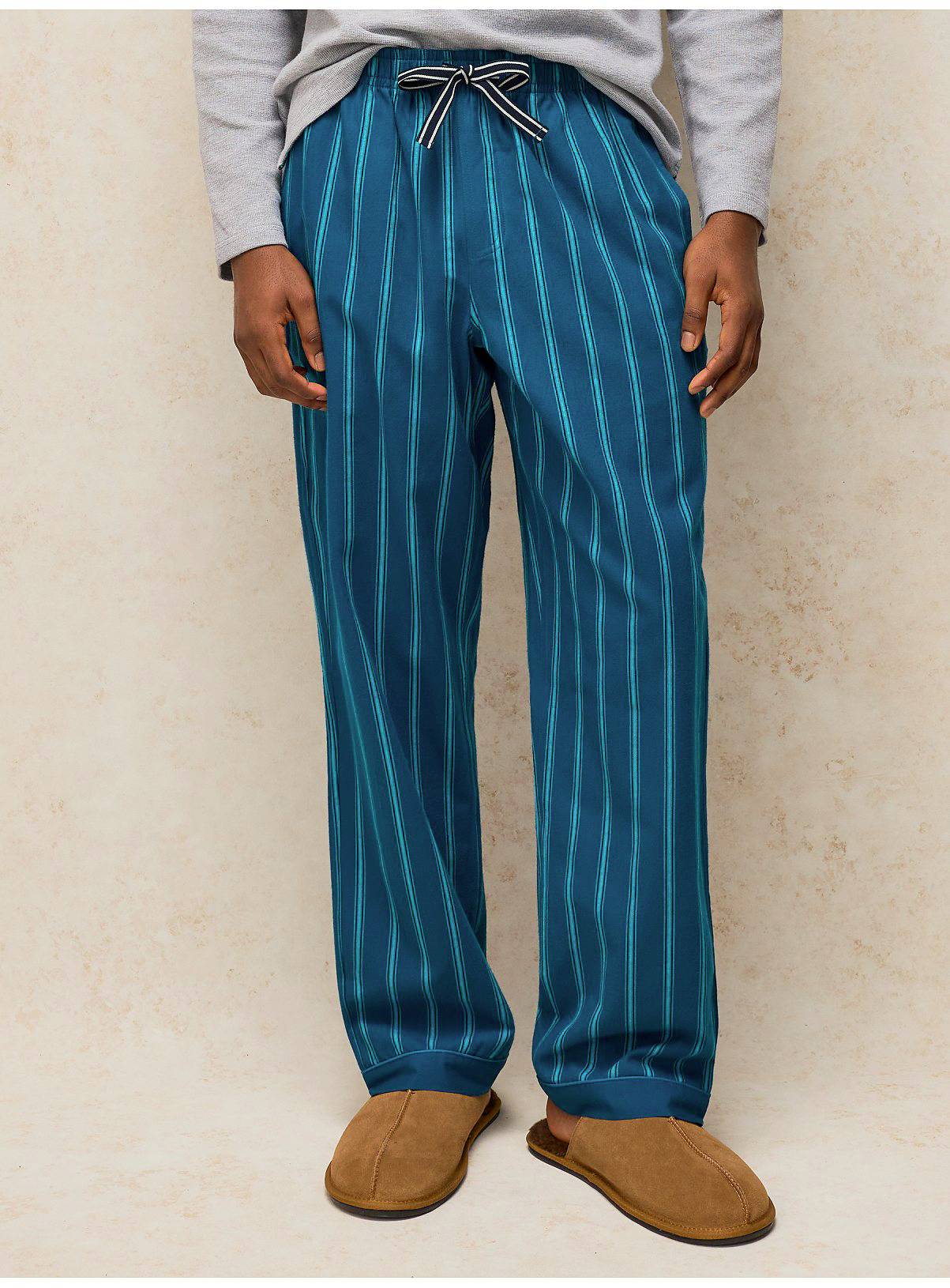 WHITE STUFF Wells Stripe Pyjama Bottoms L - Image 1