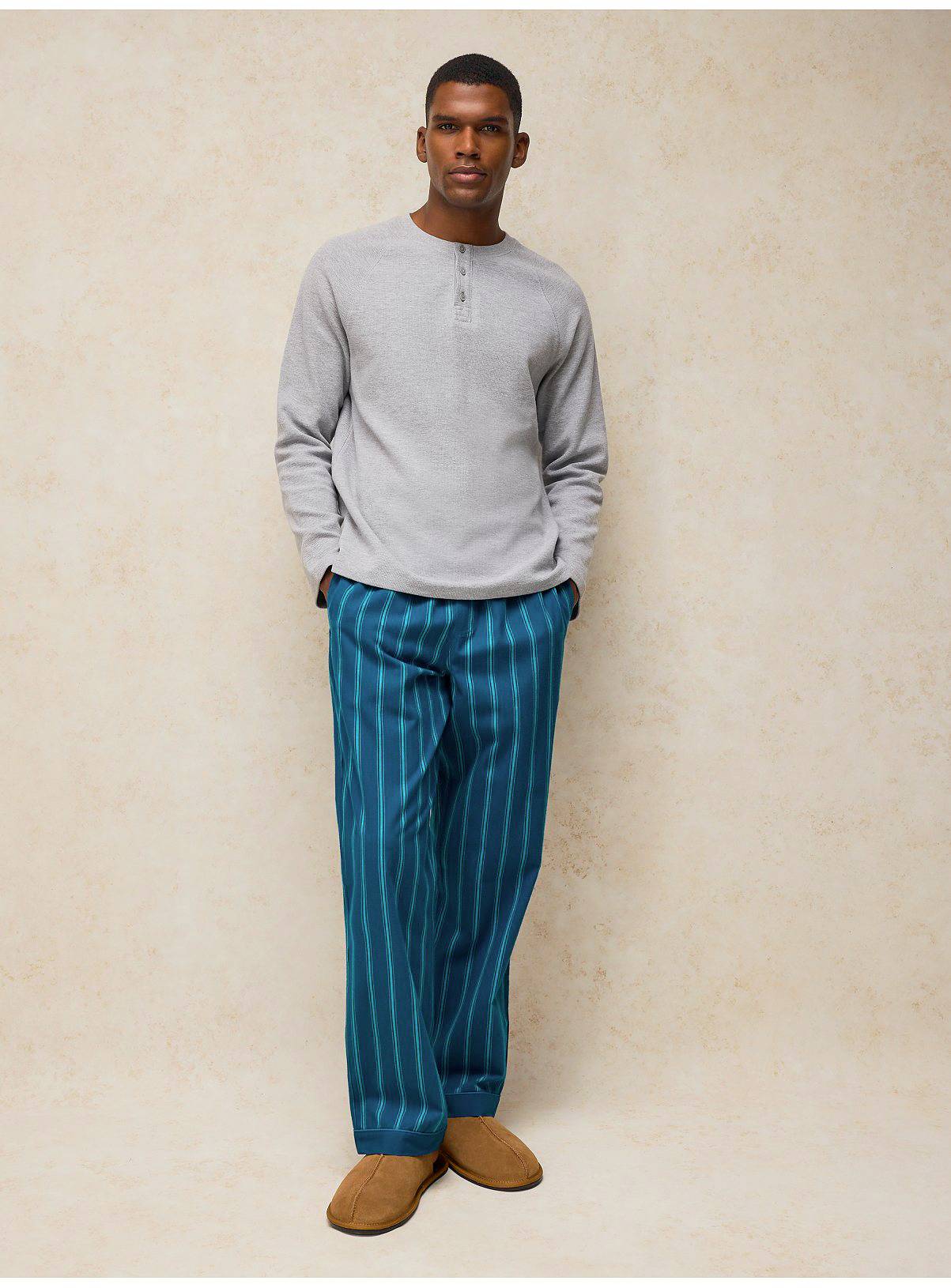WHITE STUFF Wells Stripe Pyjama Bottoms L - Image 4