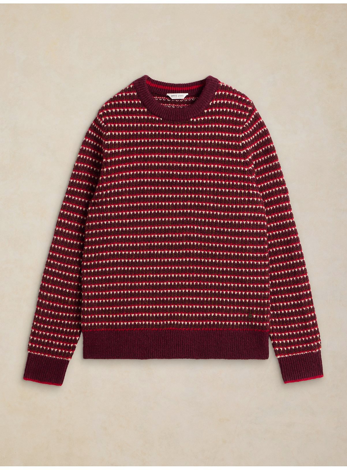 WHITE STUFF Hamilton Stripe Crew Jumper XS - Image 4 thumbnail