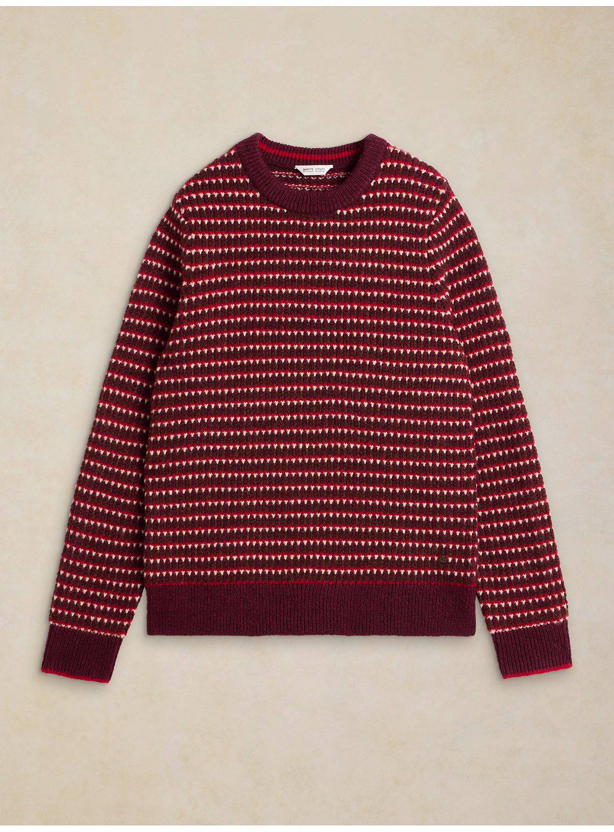 WHITE STUFF Hamilton Stripe Crew Jumper XS - Image 4