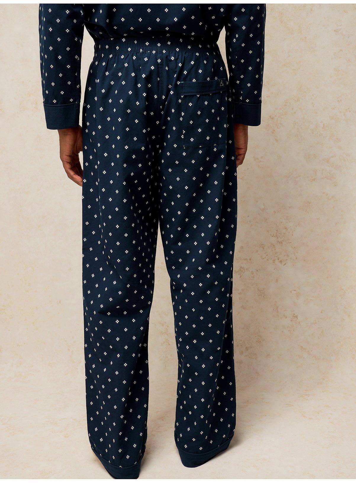 WHITE STUFF Purley Dobby Pyjama Bottoms L - Image 2
