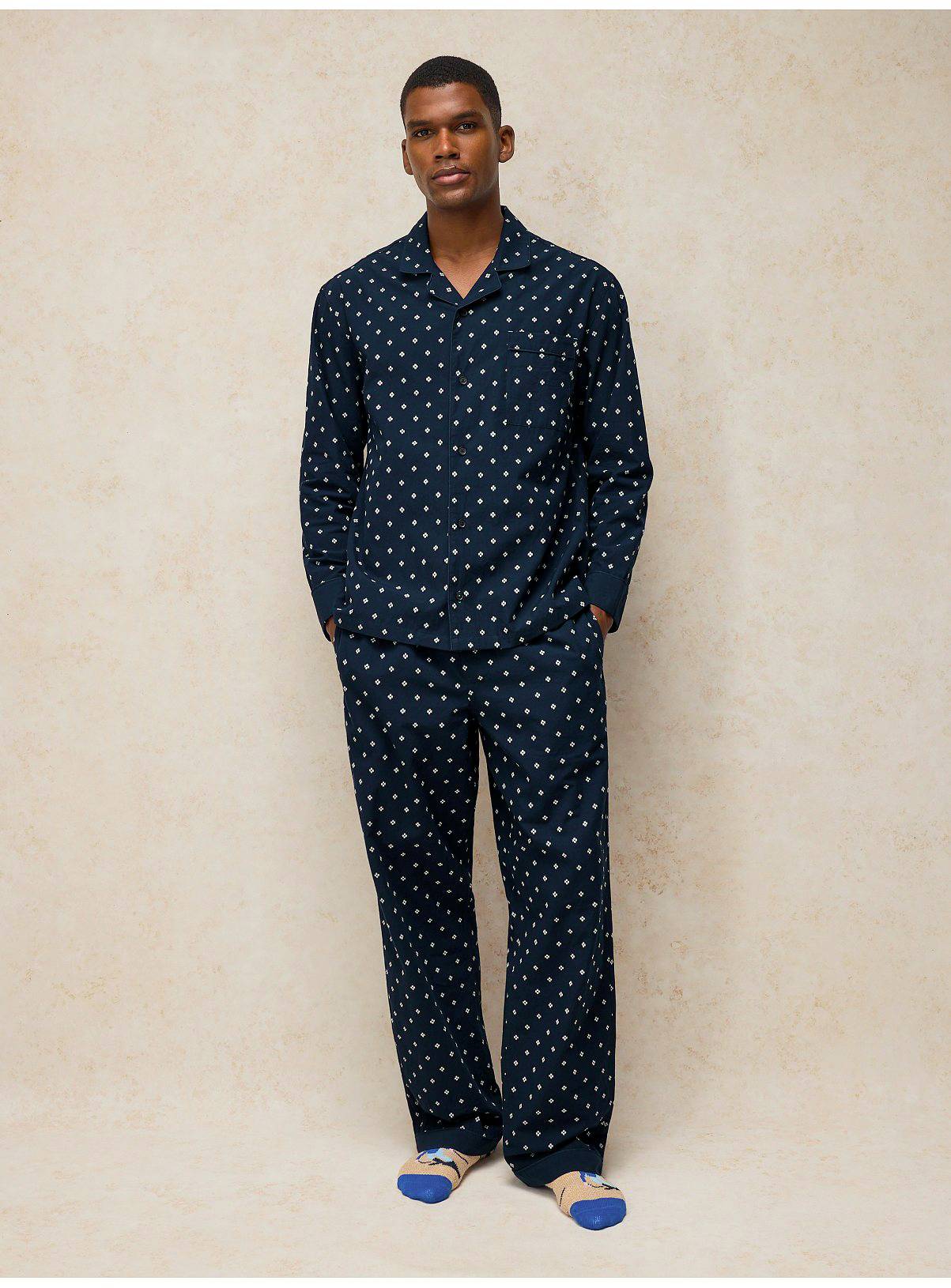 WHITE STUFF Purley Dobby Pyjama Bottoms L - Image 3