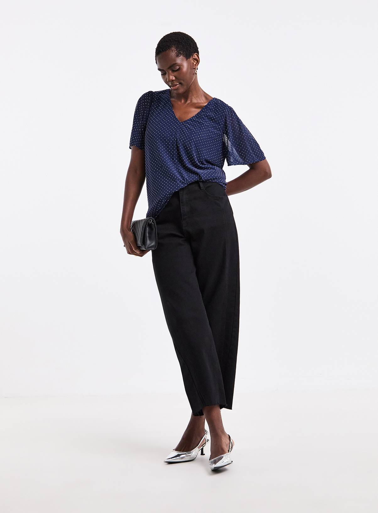 JD WILLIAMS Heat Seal Angel Sleeve Top 26 - Image 2