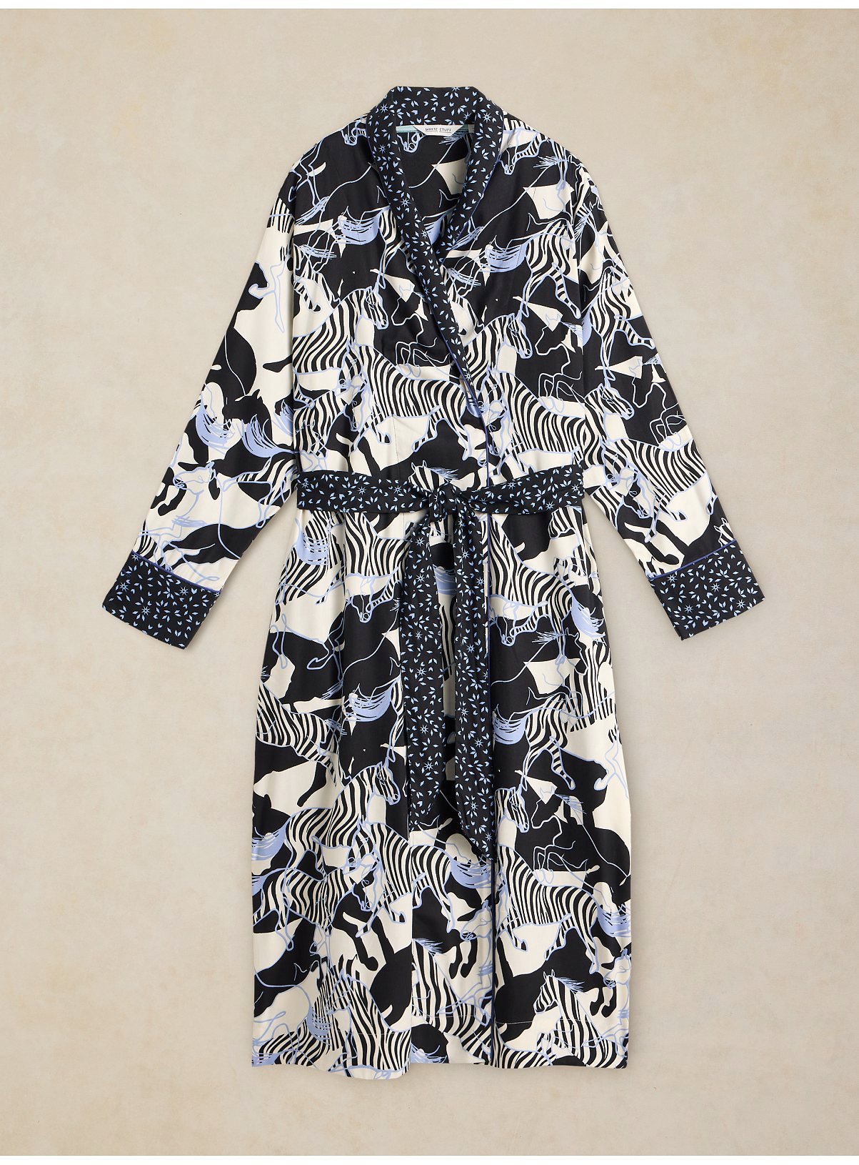 WHITE STUFF Nina Woven Dressing Gown XL - Image 5 thumbnail