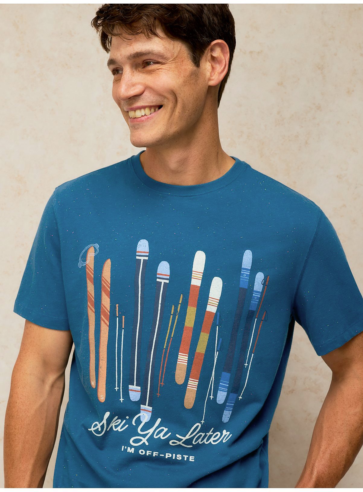 WHITE STUFF Abersoch Graphic T-Shirt XL - Image 2 thumbnail