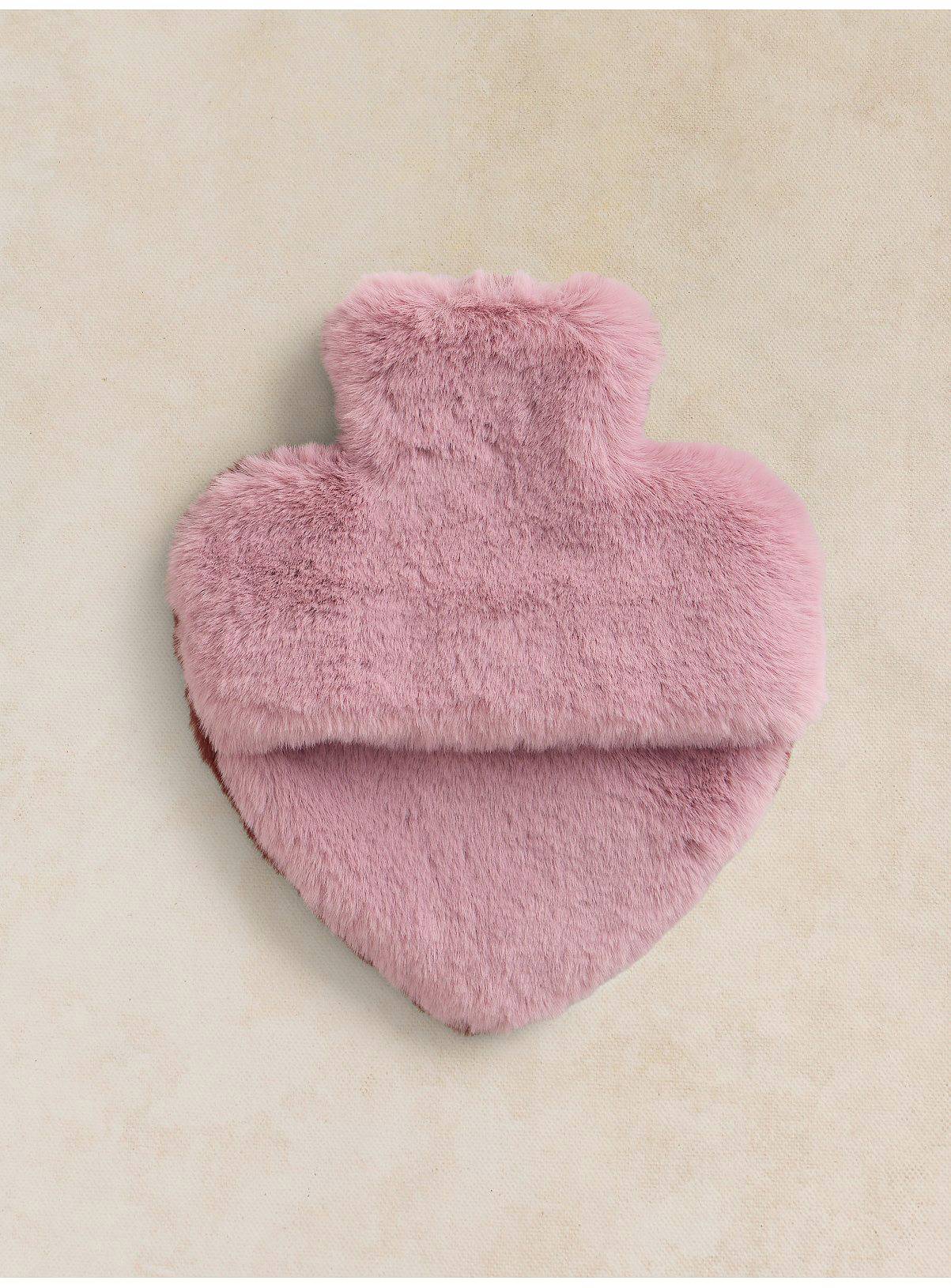 WHITE STUFF Heart Hot Water Bottle One Size - Image 1