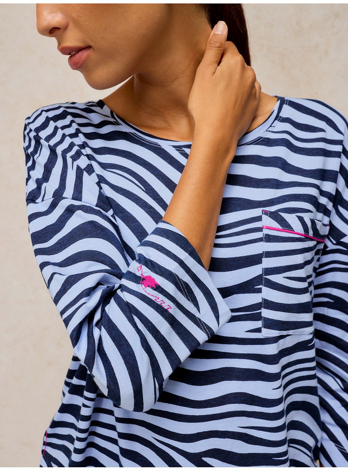 WHITE STUFF Mia Printed Boxy T-Shirt XXL - Image 2 thumbnail