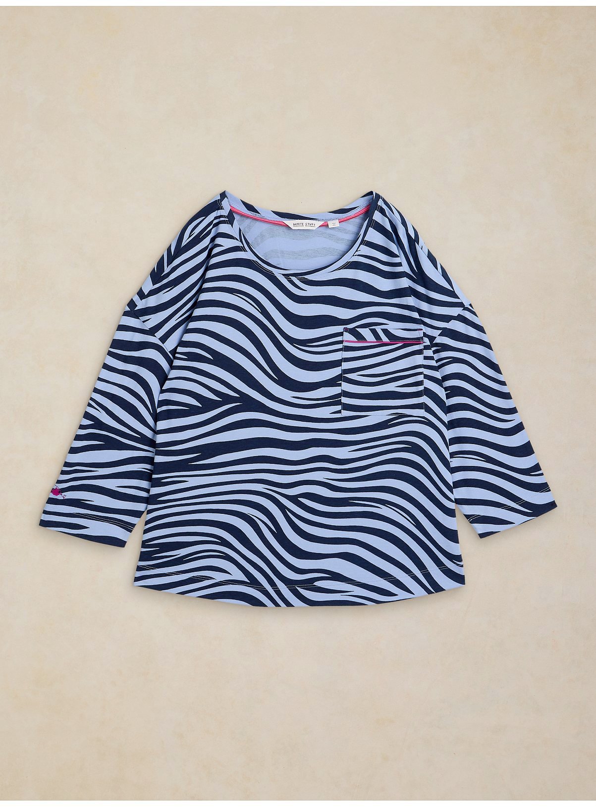 WHITE STUFF Mia Printed Boxy T-Shirt XXL - Image 5 thumbnail