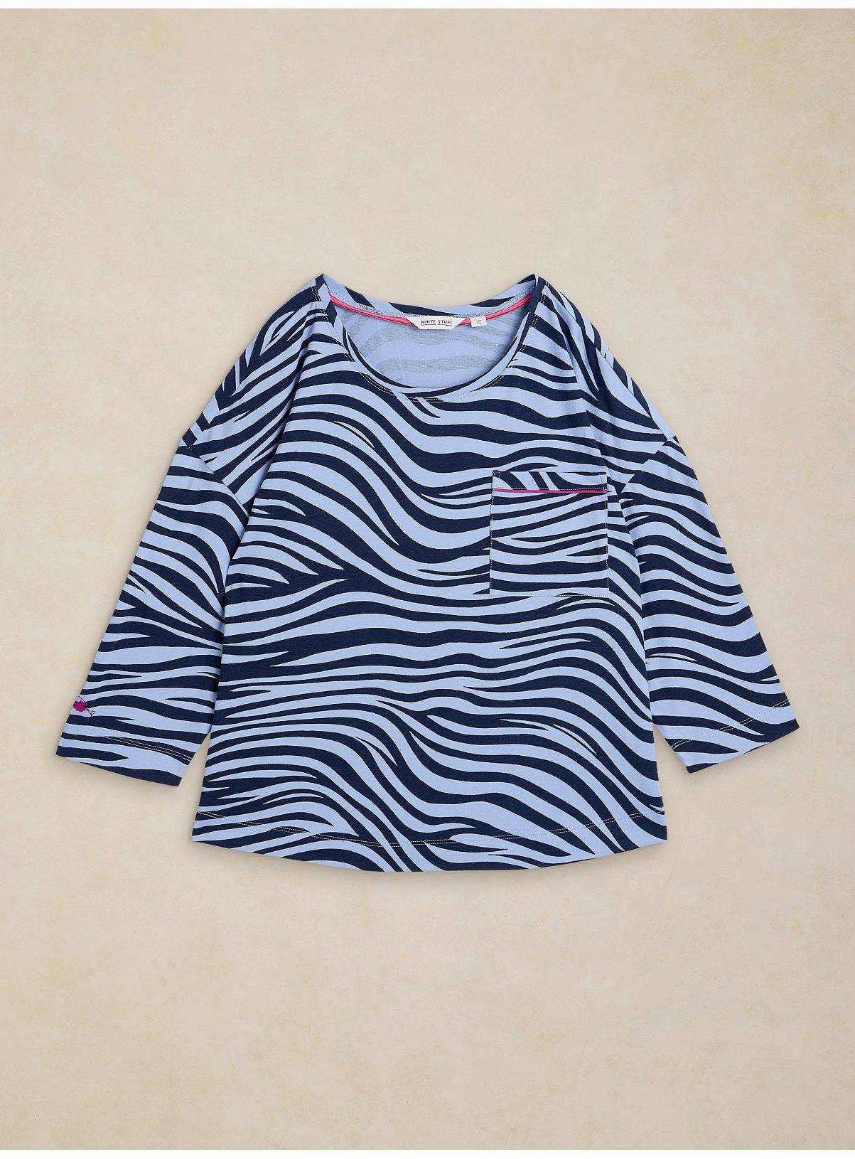 WHITE STUFF Mia Printed Boxy T-Shirt XXL - Image 5