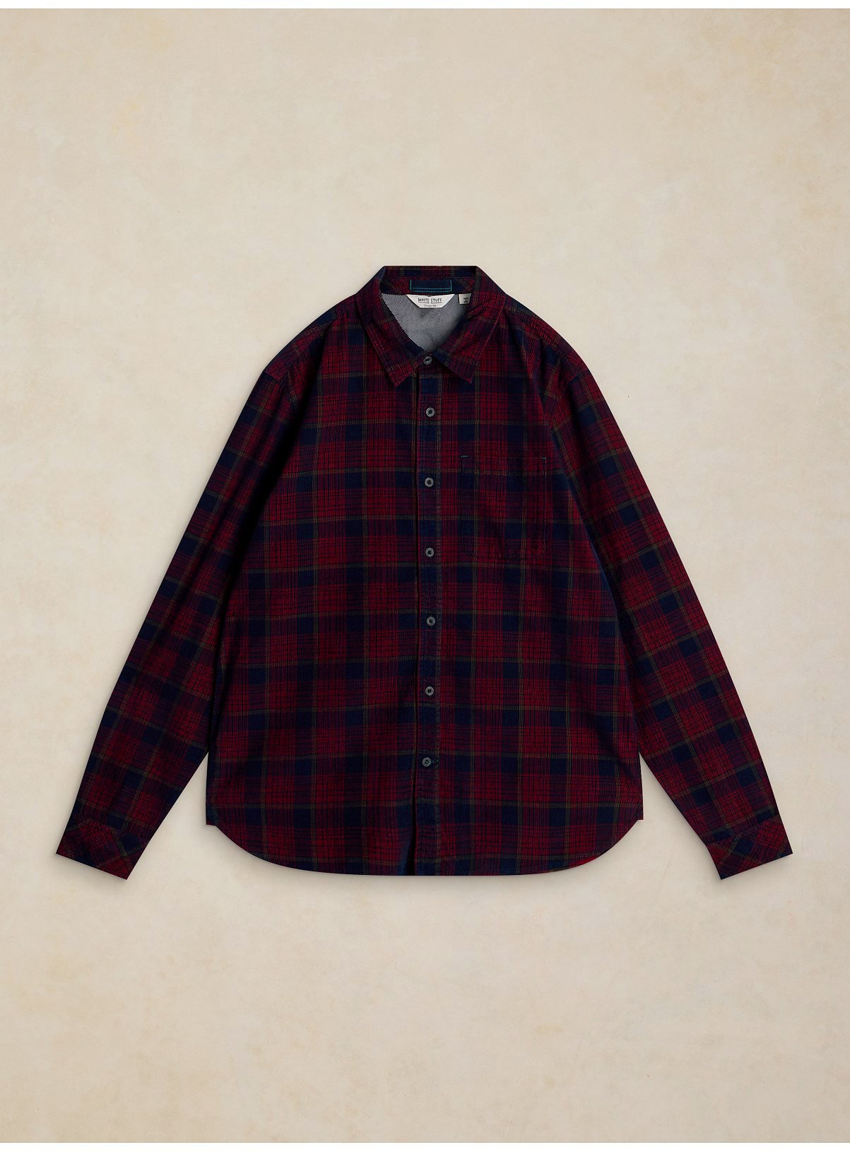 WHITE STUFF Bruton Cord Check Shirt XL - Image 5 thumbnail