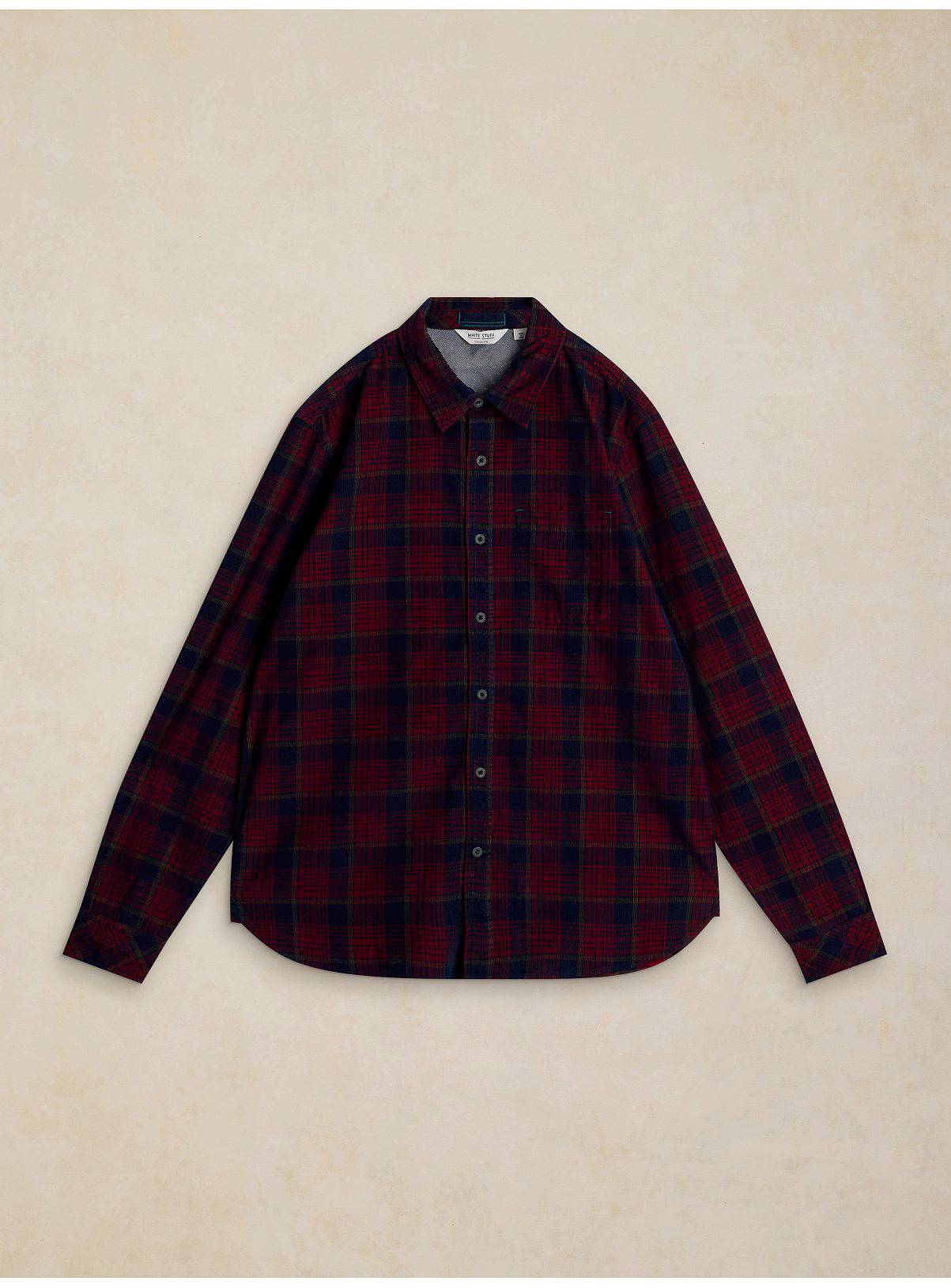 WHITE STUFF Bruton Cord Check Shirt XL - Image 5