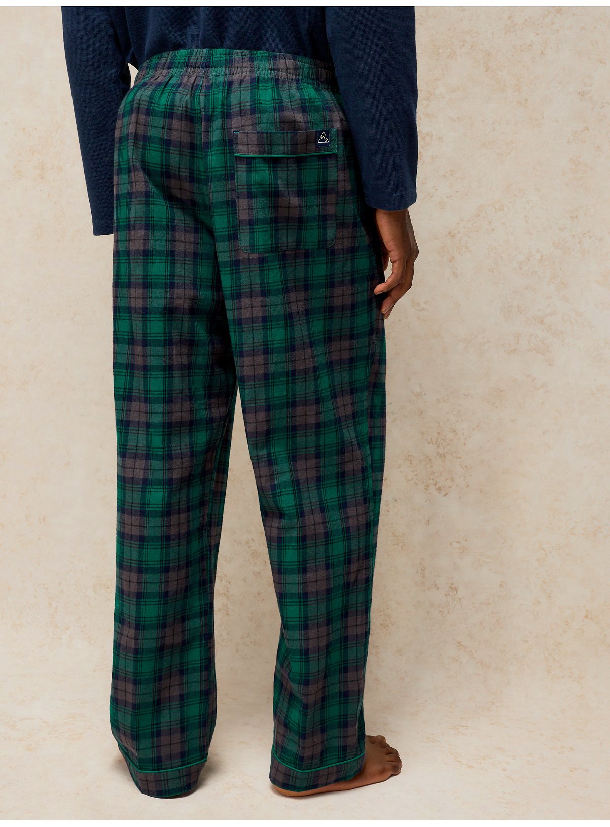 WHITE STUFF Wells Check Pyjama Bottoms XXL - Image 2 thumbnail